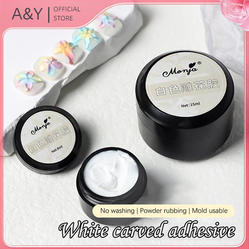 A & Y 5 / 8 / 15ml Keo dán móng tay chắc chắn -Wipe Gel cho kim cương giả & đá quý Dụng cụ dính trang sức Miếng dán UV Keo dán mô hình liên kết.