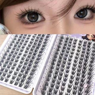 IOIIK 10/32 hàng--Lông mi giả phong cách hồ ly kiểu Trung Quốc đuôi mắt xéo ngước kéo dài - Lông mi giả bó đơn dày đặc mô phỏng tự nhiên giúp đôi mắt trông to rõ hơn - Lông mi giả thân chỉ cá trong suốt đeo êm ái dễ chịu