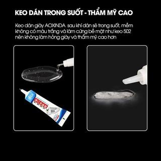 Keo Dán Giày Siêu Dính STRONG SHOE 60ml Keo Dán Giày Dép Chuyên Dụng Dính Siêu Chắc, Kèm Phụ Kiện
