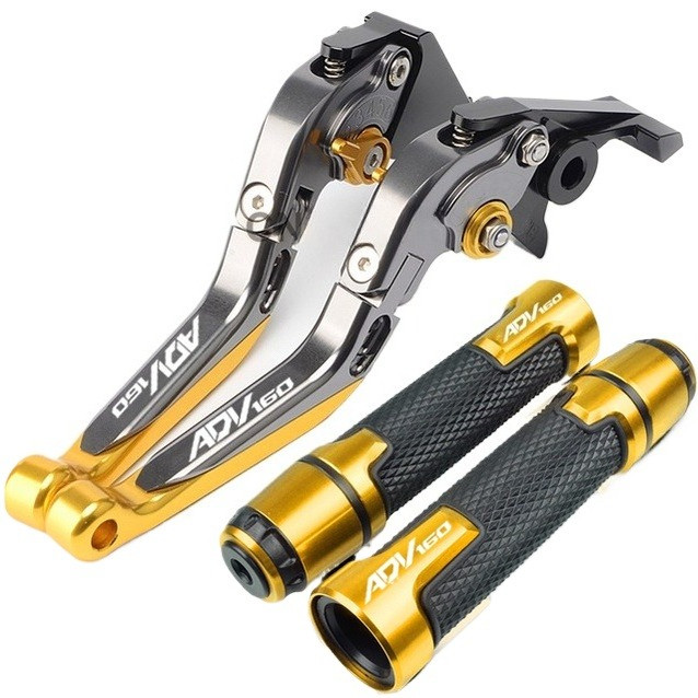 Dành Cho Xe Honda ADV160 2022-2025 Hợp Kim Nhôm CNC 6 Tầng Có Thể Điều Chỉnh Gấp Phanh Ly Hợp Đòn Bẩy Với Tay Cầm Bộ Tay Cầm