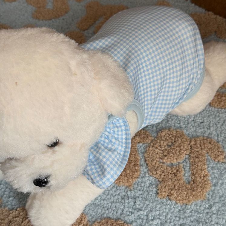 Mùa Xuân Thú Cưng Vest Chó Nhỏ Quần Áo Mèo Teddy Bichon Pomeranian Schnauzer Quần Áo Thú Cưng
