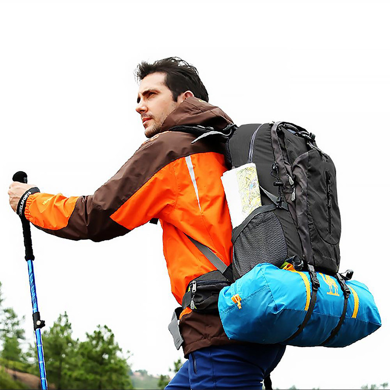 CAMEL CROWN Túi đeo vai 50l đi bộ đường dài du lịch ngoài trời