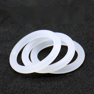 Vòng đệm chữ O CS2.4mm * OD6-180mm Vòng đệm silicon trắng vòng chữ O cấp thực phẩm Vòng cao su chống thấm nước Vòng đệm đàn hồi [JYD-ZZ-Z]