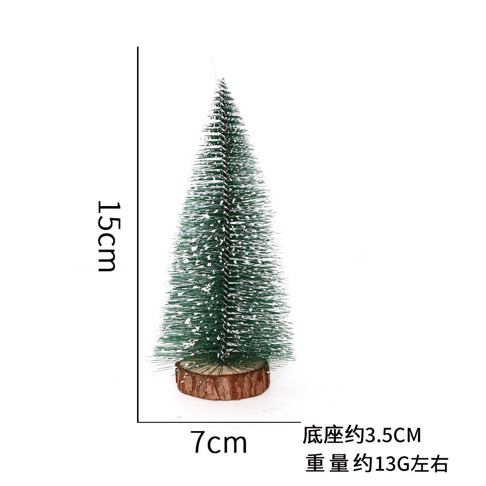 10-40cm Mini Cây Giáng Sinh Trang Trí Giáng Sinh DIY Cây Thông Trang Trí Quà Tặng Giáng Sinh