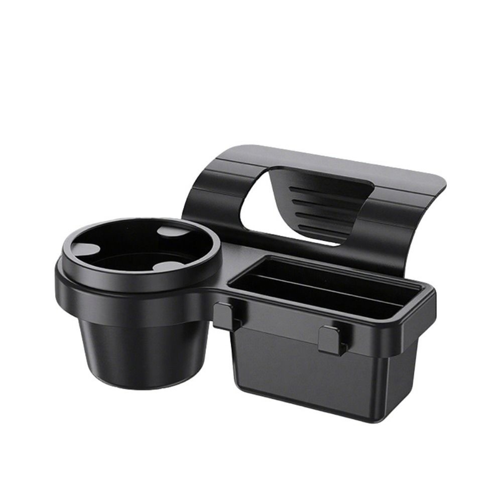 Giá đỡ cốc cửa ô tô SAIA, Giá đỡ chai nước uống dung tích lớn PP, Hộp đựng chìa khóa đa chức năng màu đen di động