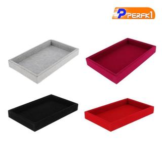 Schmucktablett Schmucklade Giá đỡ trang sức được làm bằng da lộn nhân tạo, Hộp đựng bông tai trang sức để lưu trữ đồ trang sức