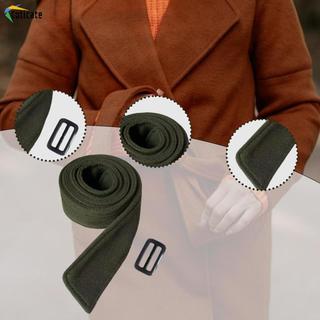 Thắt lưng hai mặt nữ, phụ kiện thời trang polyester, phù hợp áo khoác và áo len