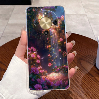Dành Cho Honor X9d 2025 Ốp Lưng Trong Suốt Sang Trọng Dễ Thương Thỏ Tình Yêu Ngộ nghĩnh TPU Mềm Silicon Ốp lưng Honor X9d 5G Trong Suốt Ốp Lưng