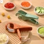 Máy thái hành tây cà rốt chanh- Nhỏ gọn và di động với tay cầm được thiết kế tiện dụng