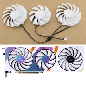 I85MM 75MM Quạt Làm Mát Cho GeForce RTX 3070 3080 3060Ti iGame Ultra 4pin card Đồ Họa Quạt DC12V *