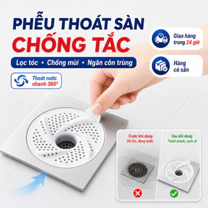 🔥Giá sốc🔥Phễu thoát sàn xoáy chống tắc nhà tắm | Lưới lọc tóc ngăn mùi chống côn trùng |Nắp thoát sàn 3 lớp chỉnh góc