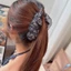 Retro Tất Cả Trận Đấu Gạc Màu Xám Da Báo In Chuối Tóc Đuôi Ngựa Cao Kẹp Lưng Đầu Xoắn Kẹp Mũ Đội Đầu