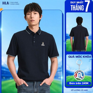 [BÁN CHẠY] Áo POLO nam tay ngắn HLA x ZOLA , vải mềm mại, co giãn thoải mái & thoáng khí