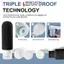 TMOY 90ml / bộ Silicone Du Lịch Mỹ Phẩm Chai Rỗng Bóp Hộp Đựng Chống Rò Rỉ Chai Đổ Lại Cho Dầu Gội Dầu Xả Lotion TMOY