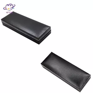 Hộp đựng bút HFTOY PU Hộp đựng bút Văn phòng phẩm Tổ chức Trường học Sử dụng văn phòng trong suốt ~