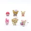 HT3 6 Chiếc Rilakkuma Sanrio My Melody Chef Hat Dâu Chủ Đề Sưu Tập Nhân Vật Hành Động Dễ Thương Bánh Topper TH3
