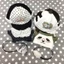 10cm Yameng Series Thiên Thần Chấm Bi Ba Mảnh Quần Áo Cho Bé Bộ Búp Bê Cotton Dễ Thương Trang Phục Phụ Kiện Thay Thế