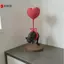 Bong bóng mèo treo in hình trái tim 3D Trang trí nội thất lãng mạn hiện đại cho phòng ngủ và bữa tiệc VN