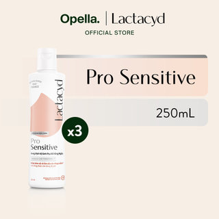 Bộ 3 chai Dung Dịch Vệ Sinh Phụ Nữ Lactacyd Pro Sensitive Cho Da Nhạy Cảm 250ml/chai