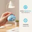 QEARY Bubble Bun Fidget Toy, Glitter Soft Rebound Bóp Bubble Bun Toy, Mô phỏng vui nhộn Giải nén chậm Hình hoạt hình Đồ chơi Squishy mềm cho trẻ em