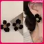 JASMINE Nhung Bông Tai Hoa Floing Bông Tai Tính Khí Cao Cấp Không Khí Bông Tai Nữ Trang Sức JASMINE