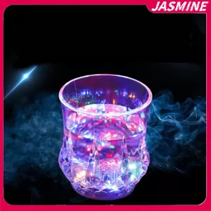 JASMINE Creative Light Up LED Cup Cốc uống nước nhấp nháy tự động Cốc đổi màu JASMINE
