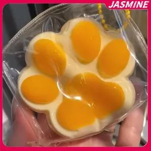 JASMINE Mèo Dễ Thương Paw Bóp Đồ Chơi TPR Chậm Đàn Áp Đồ Chơi Trẻ Em Vui Vẻ Cảm Giác Đồ Chơi JASMINE