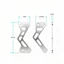 Giá Đỡ Ống Xả Hợp Kim Nhôm CNC Cho Yamaha Mio Sporty Tất Cả Năm Lựa Chọn Ống Xả Nguyên Bản Hoặc Độ