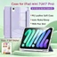 Ốp điện thoại Cho iPad Mini 7 A17 Pro Có Khe Cắm Bút Vỏ Bảo Vệ Từ Tính Cho iPad Air 11inch Có Mặt Sau Trong Suốt Cho iPad 11th A16 11inch Dành Cho iPad 7 / 8 / 9th 10.2inch