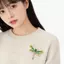 PNPIA- Kim Cương Giả Chuồn Chuồn Hợp Kim Men Động Vật Pin Cao Cấp Phụ Kiện Thời Trang Cho Nữ Đảng