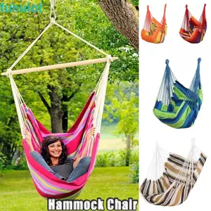 FUHUIOT Võng Đu Ngoài Trời Trong Nhà Cắm Trại Dây Giường Vải Sân Vườn Phòng Ngủ Nhà Võng Ghế