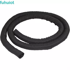 FUHUIOT Bện Cáp Tay Màu Đen Phụ Kiện Ô Tô Dây Điện Tay Tự Đóng Dây Tự Động Bảo Vệ Cáp Bọc