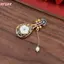 HFSHY 1 Chiếc Thổ Cẩm Phong Cách Quốc Gia Nữ Retro Cao Cấp Corsage Tính Khí sel Pin Sáng Tạo Và Đa Năng VN