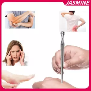 JASMINE Châm Cứu Bút Kim Loại Hướng Dẫn Sử Dụng Châm Cứu Bút Kích Hoạt Điểm Massage Mô Sâu Dụng Cụ Massage Để Giảm Đau Cơ Thể Chăm Sóc JASMINE