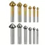 GE Chamfering End Mill Cutter 90 Độ 3 sáo Chân tròn Quà tặng thiết thực cho thợ mộc thợ mộc DIY Người đam mê VN