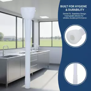 Phụ kiện máy vắt sữa GE 2M Ống bền dài lót trắng dành cho bò sữa Hoạt động trang trại vắt sữa VN