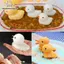 Nhíphuj Dễ Thương Du Hình Khuôn Cơm Máy Làm Kẹp Trẻ Em Nhựa Ngoài Trời Du Rice Mold DIY Snowball Maker Khuôn Sushi Có Tay Cầm VN