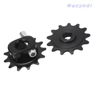 Bánh xích bánh xe WANYEDI, với bánh xích thép Crankset, bền bỉ với bánh răng bánh xích Pin 410 13T cho xe tay ga