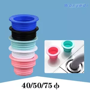 WANYEDI Miếng đệm niêm phong chống rò rỉ, phích cắm thoát nước Chất liệu cao su Nút niêm phong ống thoát nước, Chức năng khử mùi bền bỉ Cấu trúc vòng niêm phong Vòng kín cống Vòng kín Sử dụng ống nhà bếp