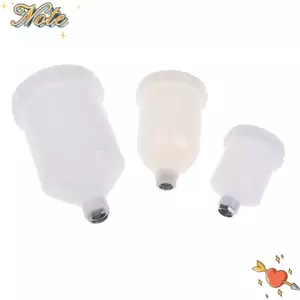 Cốc sơn phun NOTE1, Đầu nối ren 125 / 250 / 600ml Cốc phun thức ăn trọng lực, Phụ kiện dụng cụ cầm tay bằng nhựa bền bỉ