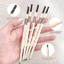 Bút chì kẻ mày hai đầu Helen Beauty Bút chì kẻ mày đầu mỏng đa chức năng có rễ riêng biệt Trang điểm chống nước chống nhòe LS