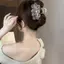 1 Kẹp Tóc Hoa Lưới Kim Cương Giả Cho Nữ Phong Cách Hàn Quốc Kẹp Cá Mập Phụ Kiện Bền Đẹp Cho Các Cuộc Họp Kinh Doanh [Mina]