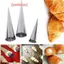 12 Chiếc Hình nón Ống Croissants Nón Sừng Thép Xoắn Ốc Cuộn Kem Bánh Mì Khuôn