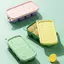 Ziyulinyuk 1Pc 8 Cell Khuôn Silicon Cấp Thực Phẩm Lưới Đá Có Nắp Hộp Đựng Đá Khay Làm Khuôn Hộp Bảo Quản Đá Có Thể Tái Sử Dụng DIY Tiện Ích Nhà Bếp VN