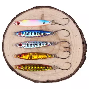 Ziyulinyuk Micro Metal Jig 5g Shore Đúc Jigging Dụ Câu Cá Bit Mồi Nhân Tạo VN