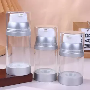 PNPIA- 100 / 120 / 150ML Bình bơm không khí rỗng có thể đổ lại Kem dưỡng da Chai chân không Hộp đựng du lịch di động Chai phụ
