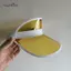 AqToCna Mũ Chống Nắng Mùa Hè Trong Suốt Tấm Che Nắng Nhựa PVC Chống Tia UV Mũ Che Nắng Thời Trang Ngoài Trời Mũ Bóng Chày Đi Biển Mũ AqToCna