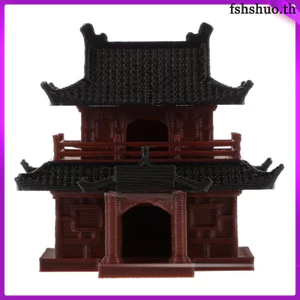 Cảnh quan cá Cảnh quan Cây cảnh Pavilion Mô phỏng nhỏ Trang trí Đồ trang trí