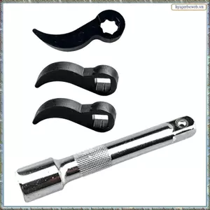 Đầu chuyển đổi cờ lê 4 thanh Pry Bar, Công cụ đầu chuyển đổi Crowbar, Công cụ sửa chữa xe loại bỏ nửa trục có thanh nối dài 1 / 2