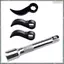 Đầu chuyển đổi cờ lê 4 thanh Pry Bar, Công cụ đầu chuyển đổi Crowbar, Công cụ sửa chữa xe loại bỏ nửa trục có thanh nối dài 1 / 2